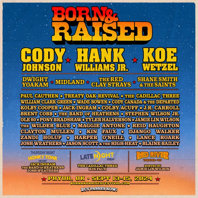 Born and Raised Lineup 2024